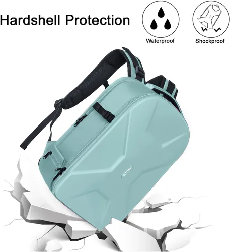 Miniatura 4 de MOSISO Mochila para Cámara, Bolsa de Cámara Fotográfica DSLR/SLR/Sin Espejo de 15-16 Pulgadas, Estuche Rígido Impermeable con Soporte para Trípode