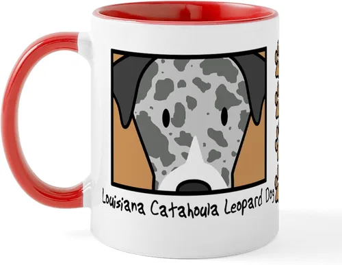 Miniatura 50 de CafePress Taza de café de cerámica Anime American Eskimo de 11 oz (11.0 fl oz)