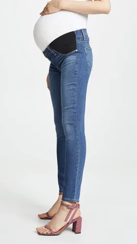 Miniatura 4 de PAIGE Jeans de maternidad Verdugo de tiro medio ultra ajustados para mujer