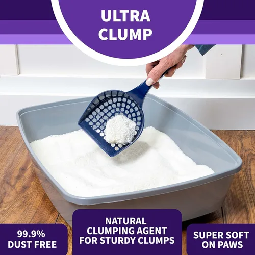 Miniatura 7 de Litter Pearls Ultra Clump 10580 - Arena para gatos sin perfume, 8 libras, cristales blancos y transparentes