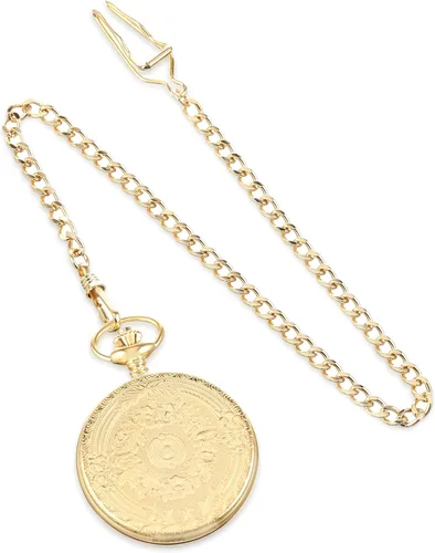 Miniatura 3 de Charles-Hubert, reloj de bolsillo mecánico chapado en oro Paris, Oro, Mecánico