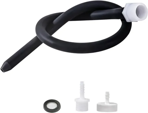 El kit de enema de viaje portátil puede conectar la mayoría de botellas de agua y mangueras de ducha, boquilla de silicona y 2 tamaños de adaptador