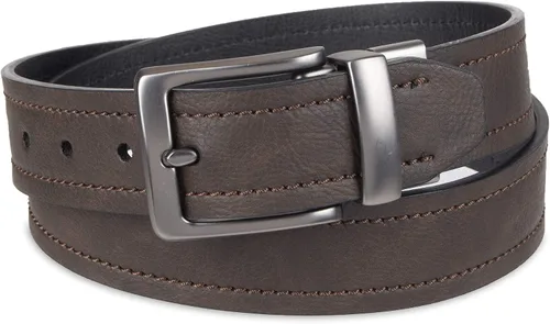 Miniatura 2 de Columbia Cinturón de mezclilla casual reversible dos en uno para hombre