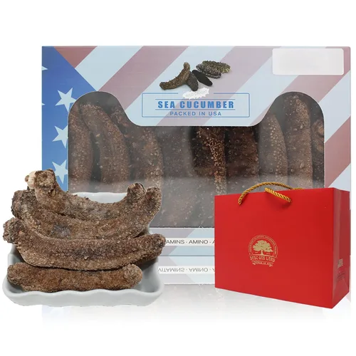 Miniatura 19 de DOL Wild Alaska Red Sea Pepino 9-12pcs 7-9 años 9-12 (pepino de mar seco)- en caja grande 8oz/caja Caja Grande-8 onzas