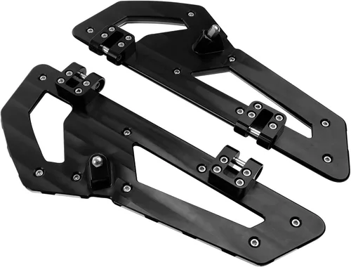 Miniatura 6 de Estriberas para estribo delantero del conductor para Harley Touring Road King Road Street Electra Glide Ultra Classic 1986-2025 Negro
