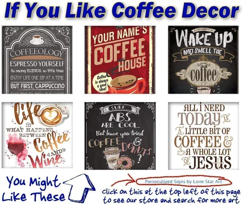 Miniatura 8 de Coffeeology - Letrero de metal con citas de café, arte de pared divertido vintage de 8 x 12 pulgadas, letrero de lata duradero para cafetería