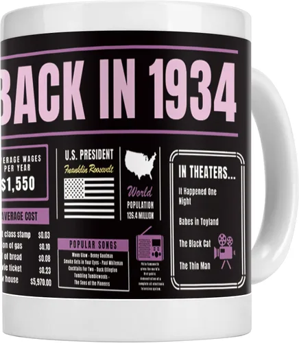 Miniatura 94 de Decoraciones de cumpleaños número 51, taza de café Back In 1972, regalos de cumpleaños de 51 años para hombres, mujeres, amigos, compañeros de De