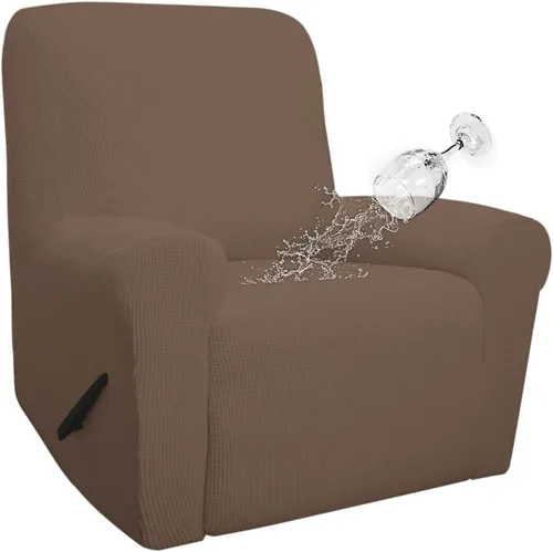 Miniatura 39 de Easy-Going - Funda 100 % impermeable doble para sofá reclinable, diseño jacquard, en 1 pieza, a prueba de derrames, para niños, mascotas, perros