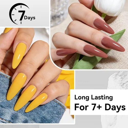 Miniatura 5 de OpenLive 2 esmaltes de uñas transparentes de capa superior brillante, esmalte de uñas regular de secado rápido, acabado de alto brillo, protección