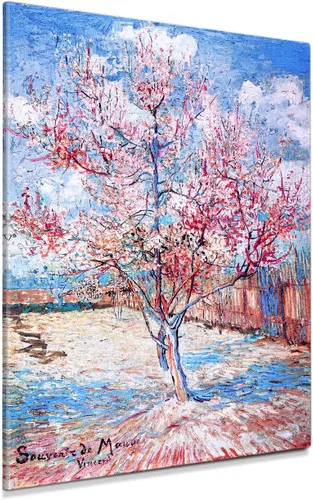 Miniatura 71 de Serie de pinturas de Vincent Van Gogh (favoritos). Reproducción de arte clásico de Van Gogh, impreso en lienzo Noche estrellada