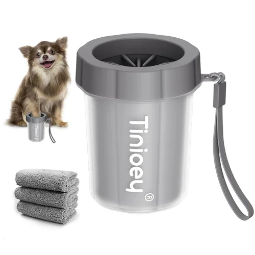 Miniatura 9 de Limpiador de patas de perro Tinioey para perros pequeños, lavador de patas de perro, limpiador de patas fangosas, limpiador de pies para mascotas