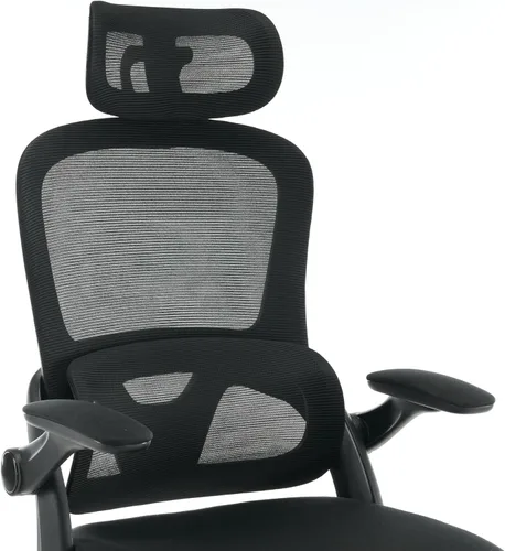 Miniatura 7 de Silla de oficina ergonómica, silla de escritorio para computadora con malla de respaldo alto y soporte lumbar ajustable, sillas giratorias