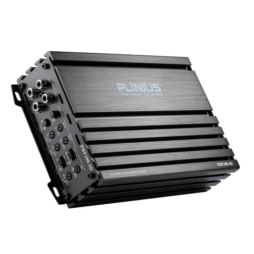Miniatura 2 de PLINIUS PHF100.4D amplificador de audio del coche 4 canales clase completa D multicanal