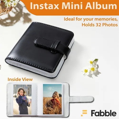 Miniatura 6 de Fujifilm Instax Mini 41 - Paquete de cámara de película instantánea con estuche Groovy, película de paquete doble (20 hojas), álbum de fotos
