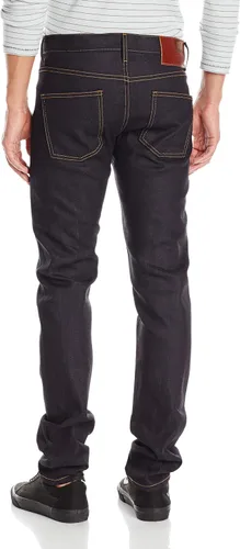 Miniatura 2 de Naked & Famous Denim Super Guy Jean en Deep Indigo Stretch Selvedge para hombre
