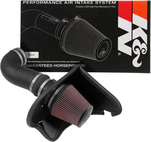 Miniatura 14 de K&N Sistema de admisión de aire frío: filtro de aire de alto flujo, aumento del rendimiento y aceleración: compatible con Chevrolet 2016-2020