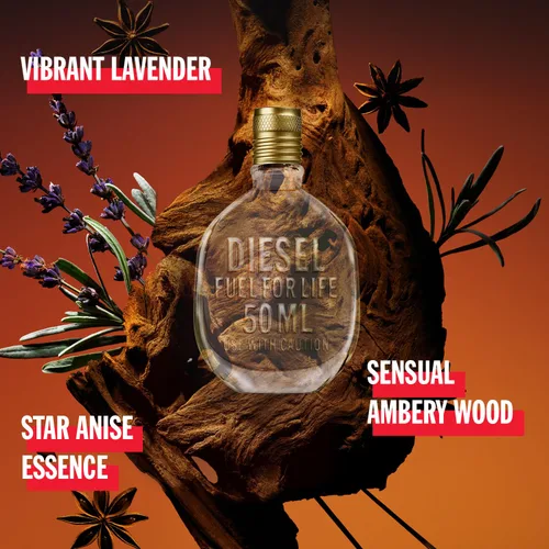 Miniatura 4 de Diesel Fuel For Life, Eau de Toilette & Fragrance Gift Set for Men, Woody and Ambery Scent With Notes of Anise & Lavender