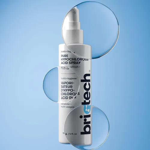 Miniatura 4 de BRIOTECH Aerosol de ácido hipocloroso puro y limpiador, solución tópica HOCl premium original, limpiador multiusos, aprobado para familias y apto