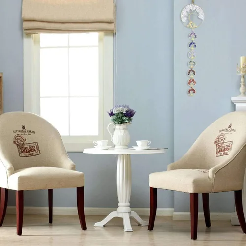 Miniatura 4 de SUNYIK Árbol de la vida de 7 chakras, adorno colgante decorativo para oficina en casa, campanillas de viento de cristal curativo para interiores