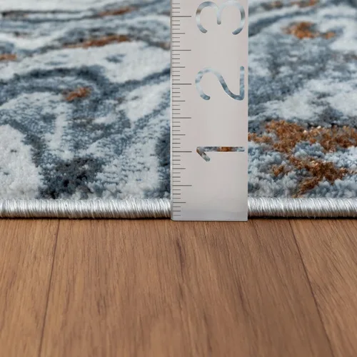 Miniatura 5 de LUXE WEAVERS - Alfombra abstracta de efecto mármol azul 2x3