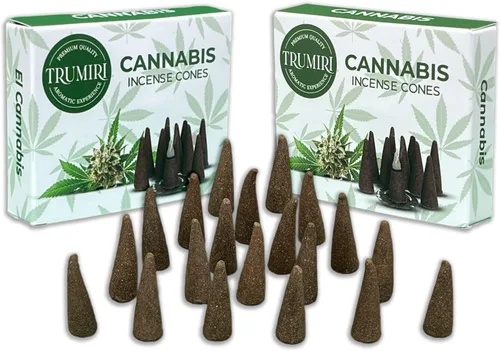 Miniatura 48 de TRUMIRI Incienso ámbar – Paquete de 20 conos (2 x 10) – Incienso de cono perfumado
