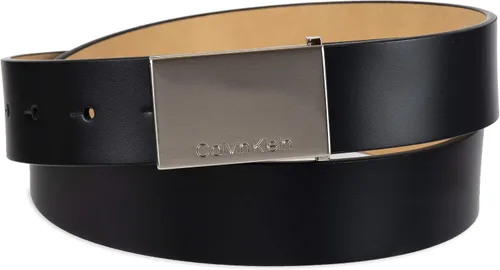 Miniatura 2 de Calvin Klein Cinturón de hebilla con logotipo grabado casual para hombre