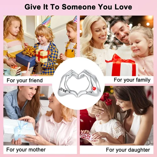 Miniatura 69 de Abalorios de plata de ley 925 con letras de la A ~ Z, para pulseras, collares, Día de San Valentín, Día de la Madre, joyería regalos para mujeres