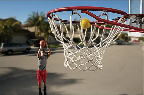 Miniatura 2 de SKLZ - Objetivo de entrenamiento de tiro de baloncesto, negro/amarillo