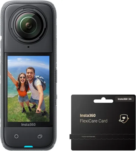 Miniatura 19 de Insta360 X4 Paquete estándar - Cámara de acción impermeable 360 de 8K, video de gran angular 4K, efecto de palo invisible para selfies, protectores