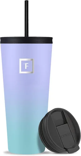 Miniatura 13 de IRON °FLASK Taza clásica - Botella de agua de acero inoxidable aislada al vacío, de doble pared, taza para beber, taza de viaje aislada