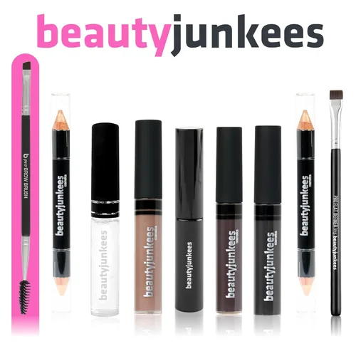 Miniatura 7 de Beauty Junkees Cepillo de cejas en ángulo con carrete, cepillo para cejas y peine con ángulo delgado firme para relleno, tinte, delineador