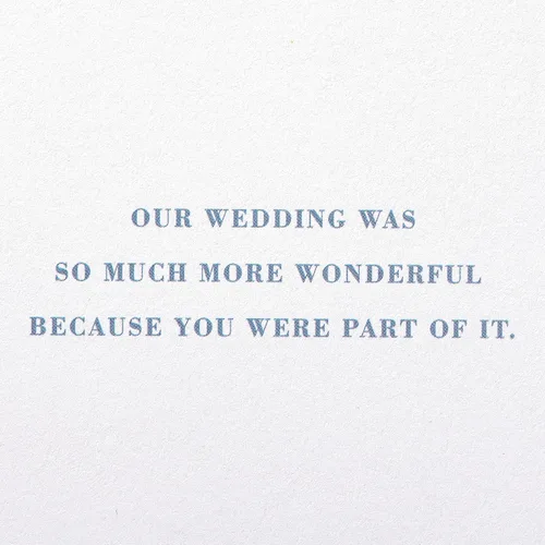 Miniatura 3 de American Greetings Tarjetas de agradecimiento de boda, mucho más maravillosas (8 unidades)