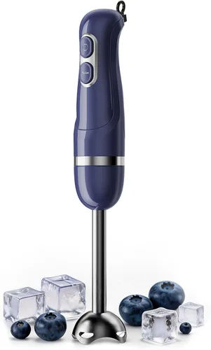 Miniatura 9 de Turelar Licuadora de inmersión de mano, licuadoras eléctricas con cable, batidora portátil con 2 velocidades de mezcla y emulsionante de cuchillas