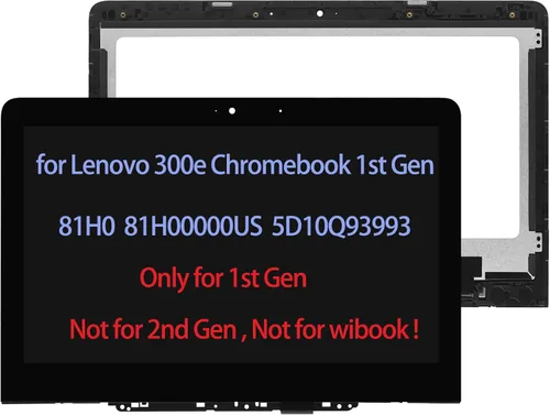 Reemplazo de pantalla original para Lenovo 300e Chromebook 1ª generación 81H0 81H00000US 5D10Q93993 LCD táctil pantalla digitalizador Asamblea