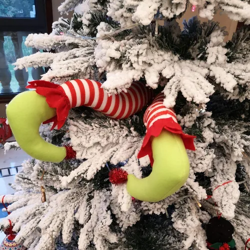 Miniatura 5 de WEWILL - Piernas de elfo para decoraciones de Navidad (20.0 in)