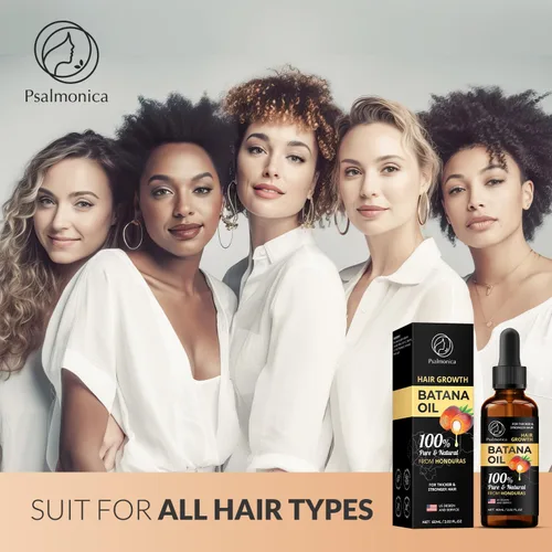 Miniatura 6 de Suero de crecimiento del cabello con aceite de batana 100% puro: suero natural para cabello más grueso y fuerte, aceite eficaz para el crecimiento