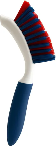 Cepillo de lechada con cerdas rígidas – Cepillo de fregar resistente para azulejos, baño, ducha y limpieza de suelos – Herramienta de limpieza