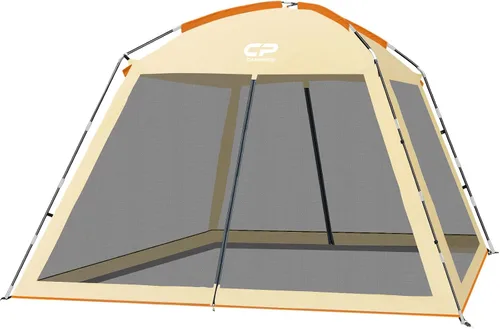 Miniatura 21 de CAMPROS CP Tienda de campaña de casa con pantalla de 10 x 10 pies, toldo con malla de pantalla de malla para patios, actividades de camping al aire
