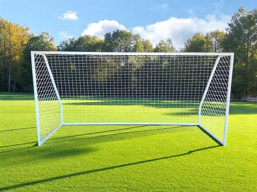 Miniatura 7 de PASS Premier - Portería de fútbol de acero de tamaño juvenil de 12 x 6 pies. Marco de acero más fuerte de 2 pulgadas de diámetro con red duradera