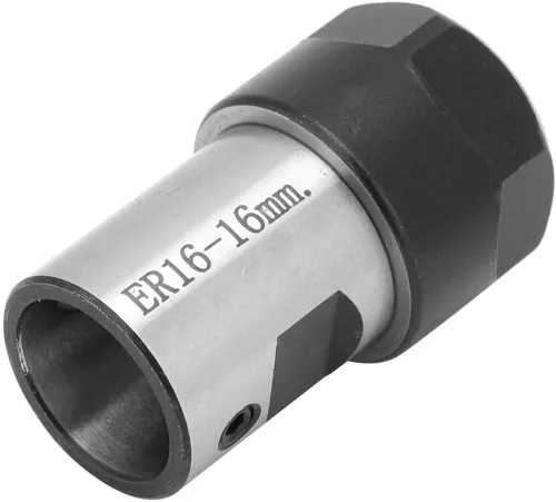 Miniatura 6 de ER16 Adaptador de eje de motor Collet Block Chuck Tool Equipo de soldadura por arco Adaptador de varilla de electrodos de palo para fresadora CNC