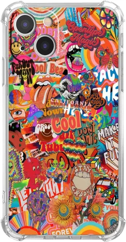 Miniatura 56 de Funda de colágeno de periódico retro para iPhone 13 Pro Max, patrón de papeles viejos estético, funda única de TPU de moda compatible con iPhone 13
