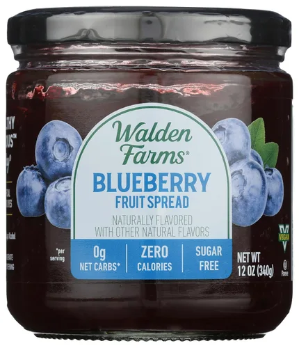 Miniatura 13 de Walden Farms Mantequilla de manzana para untar de frutas – Cero calorías, baja en carbohidratos, apta para dieta cetogénica, vegana, sin azúcar