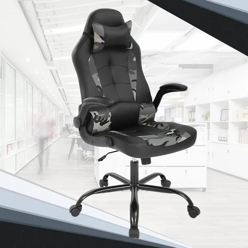 Miniatura 11 de Silla de computadora para videojuegos, silla de computadora de carreras, silla de oficina, silla de escritorio moderna y ajustable, silla ergonómica