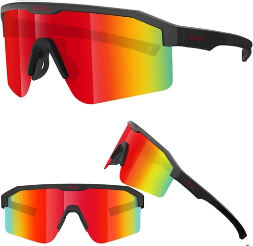 Eazyrun Gafas de sol polarizadas deportivas para niños de 8 a 12 años, lentes para béisbol, softbol, ciclismo, protección UV para niños y niñas F24f