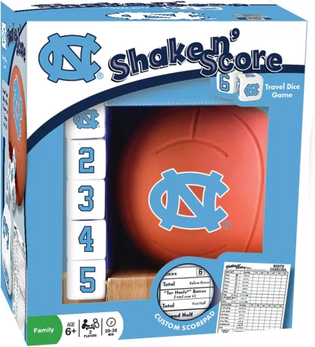 Miniatura 6 de Masterpieces Juego de dados Texas A&M Aggies Shake N' Score - Juego de viaje coleccionable - A partir de 12 años