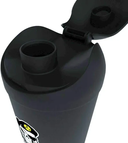 Miniatura 5 de Missile - Botella agitadora con temática militar, taza de proteína a prueba de fugas con compartimento de almacenamiento, mezcla de polvos