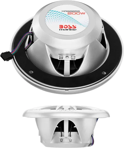 Miniatura 2 de BOSS Audio Systems MRGB65S - Altavoces estéreo para barcos marinos de 6.5 pulgadas, 200 vatios máximo (por par), coaxial, 2 vías, rango completo, 4
