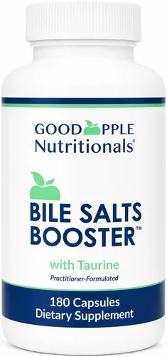 Potenciador de sales biliares – Suplemento de sales biliares con bilis de buey + taurina para digestión grasa y flujo biliar saludable* – Fórmula
