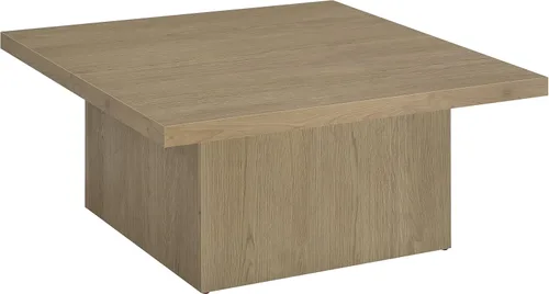 Miniatura 6 de Coaster Home Furnishings Zetta Mesa de Centro Cuadrada para Cóctel de Sala de Estar Chapa Laminada Diseñada Ecológica con Aspecto de Madera