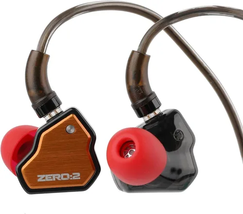 Miniatura 7 de Linsoul 7Hz x Crinacle Zero:2: Monitor de oído intrauditivo, controlador dinámico actualizado de 10mm IEM, auriculares con cable, auriculares